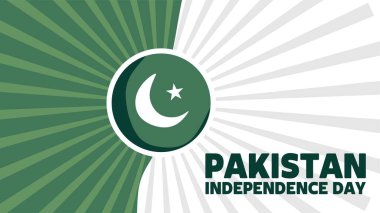 Pakistan bayrağıyla mutlu Pakistan Bağımsızlık Günü