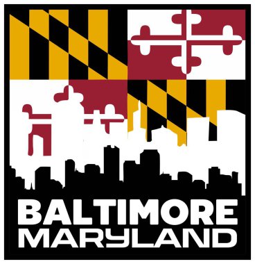 Baltimore Maryland, Maryland Eyalet Bayrağı ile Birleşik Devletler