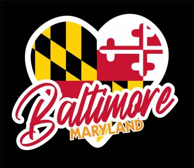 Baltimore Maryland, Maryland Eyalet Bayrağı ile Birleşik Devletler