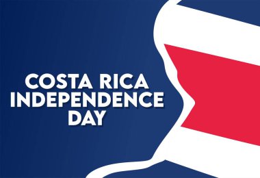 Kosta Rika bayrağıyla bağımsızlık günün kutlu olsun.