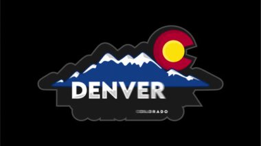 Sarı güneşli Denver Colorado