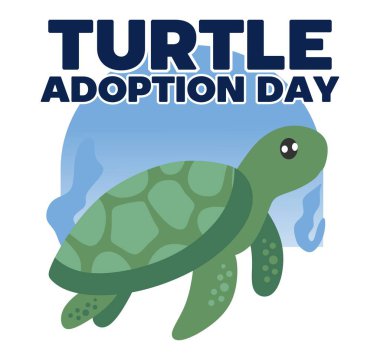 turtle adoption day with cute turtles clipart