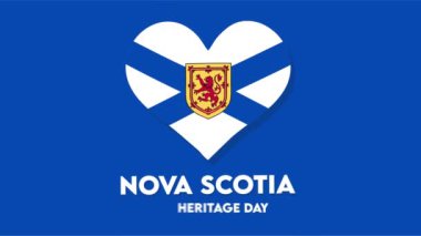 Nova Scotia Miras Günü Nova Scotia bayrağıyla