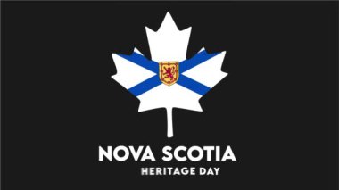 Nova Scotia Miras Günü Nova Scotia bayrağıyla