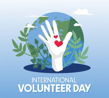 international volunteer day for all volunteers clipart