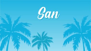San Diego California Güzel sahil manzaralı