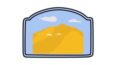 Çöl manzaralı Utah Eyaleti