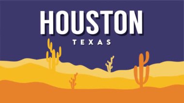 Güzel dağ manzaralı Houston Teksas