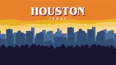 Güzel dağ manzaralı Houston Teksas