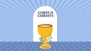 Altın renkli kupalarla Corpus Christi gününüz kutlu olsun.