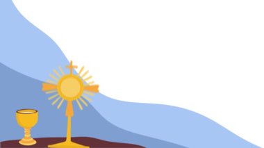 Altın renkli kupalarla Corpus Christi gününüz kutlu olsun.
