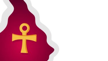 Çarmıhlı ve güvercinli mutlu bir pentecost günü
