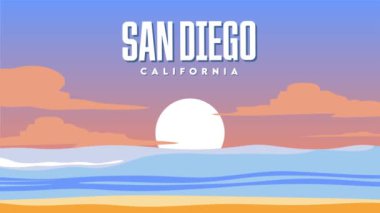 San Diego California Güzel manzaralı