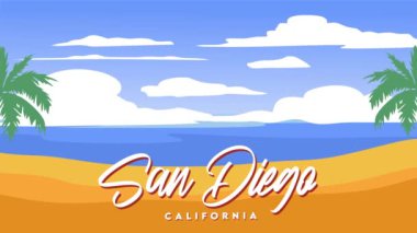 San Diego California Güzel manzaralı
