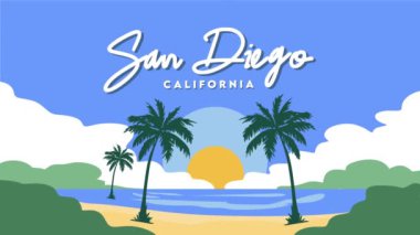 San Diego California Güzel manzaralı