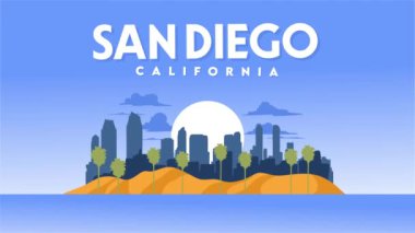 San Diego California 'nın güzel manzarası