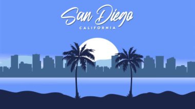 San Diego California 'nın güzel manzarası