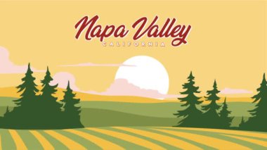 Napa Vadisi California Güzel doğal manzaralı