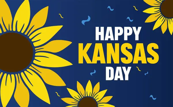 Güzel ayçiçekleriyle mutlu Kansas günleri