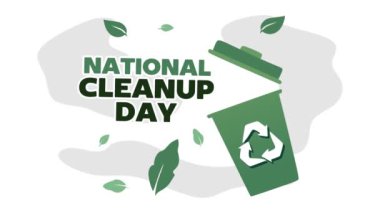 Yeşil çöp kutularıyla ulusal temizlik günü