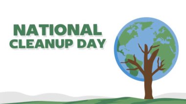 Yeşil çöp kutularıyla ulusal temizlik günü