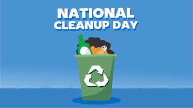 Yeşil çöp kutularıyla ulusal temizlik günü