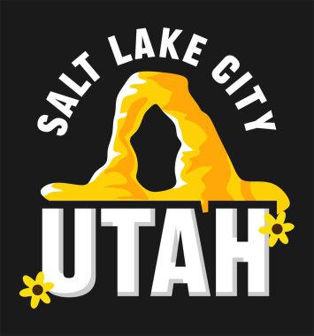 Salt Lake City Utah İkonik yerlerle