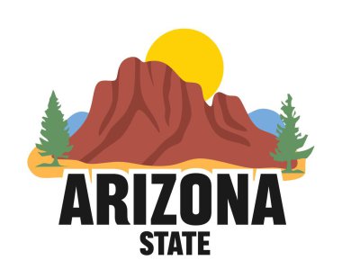 Arizona eyaletinin güzel manzarası