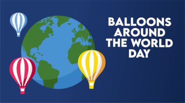 Dünyanın dört bir yanında mutlu balonlar