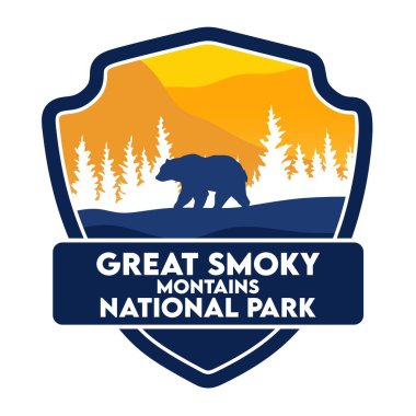 Güzel doğal manzaralı Great Smoky Dağları Ulusal Parkı