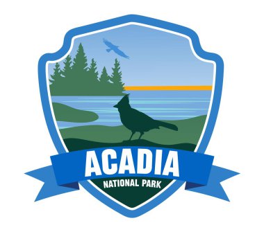 Doğal manzaralı acadia Ulusal Parkı