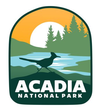 Doğal manzaralı acadia Ulusal Parkı