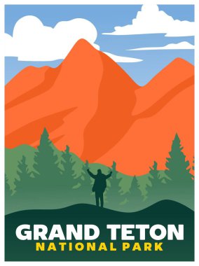 Muhteşem manzaralı Grand Teton Ulusal Parkı