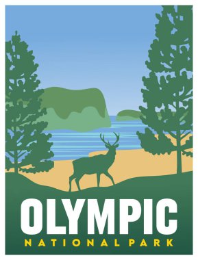 Güzel doğal manzaralı olimpiyat milli parkı