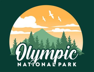 Güzel doğal manzaralı olimpiyat milli parkı