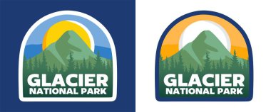 Güzel doğal manzaralı buzul milli parkı