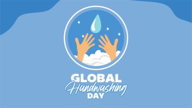 Temizlik için küresel el yıkama günün kutlu olsun.