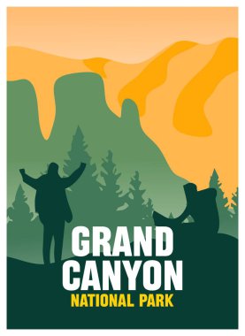 Muhteşem manzaralı Grand Canyon Ulusal Parkı