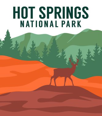 kaplıcalarda güzel manzaralı ulusal park