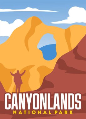 Canyonlands Ulusal Parkı Güzel doğal manzaralı