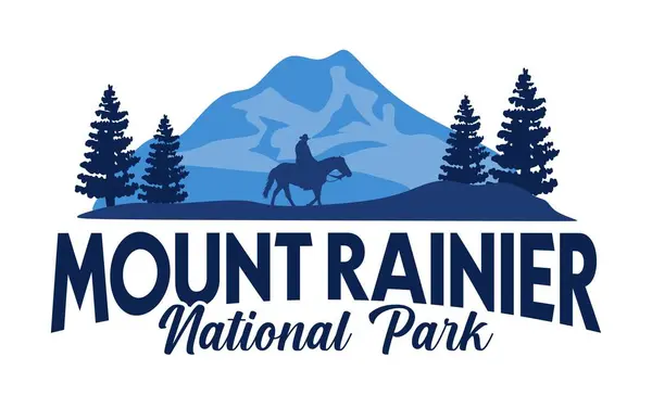 Rainier Ulusal Parkı güzel doğal manzaralı