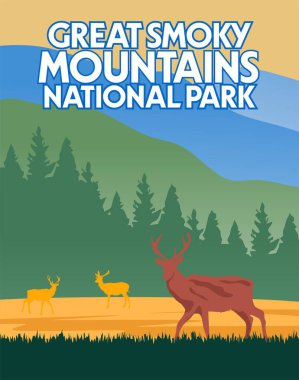 Büyük dumanlı dağ milli parkının güzel manzarası