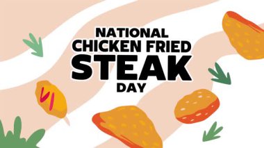 Mutlu Ulusal Kızarmış Tavuk Bifteği Günü