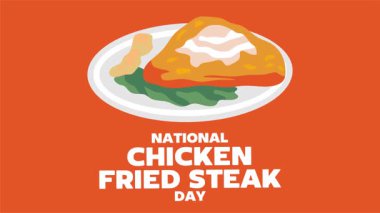 Mutlu Ulusal Kızarmış Tavuk Bifteği Günü