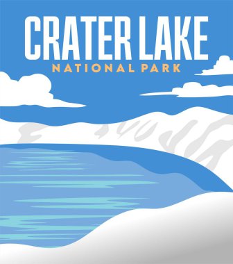 Krater Gölü Ulusal Parkı Güzel manzaralı