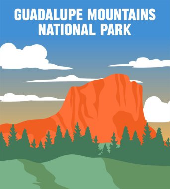 guadalupe mountains national park with beautiful natural scenery