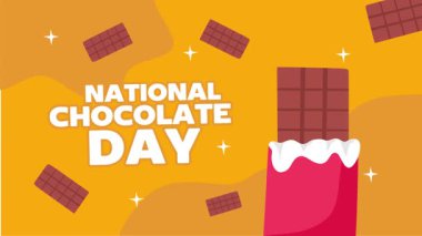 Lezzetli çikolatalı ulusal çikolata günü