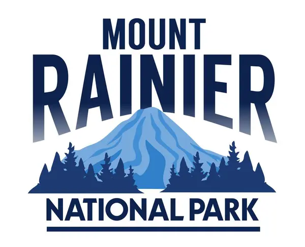 Rainier Dağı Milli Parkı 'nın güzel manzarası