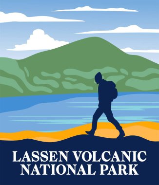 Lassen Volkanik Ulusal Parkı. Güzel doğal manzarası var.