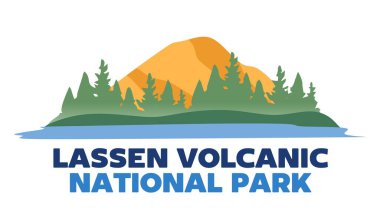 Lassen Volkanik Ulusal Parkı. Güzel doğal manzarası var.